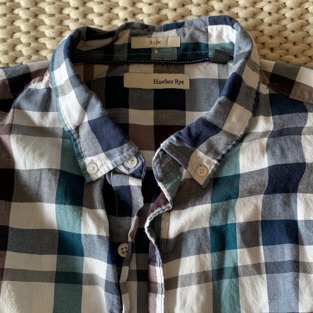 Mens long sleeve button up